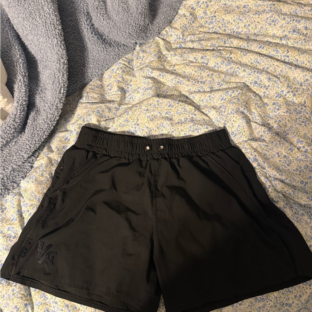 YoungLA Black Men’s Shorts